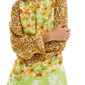 Never Fully Dressed Floral and Leopard Print Women's Dress